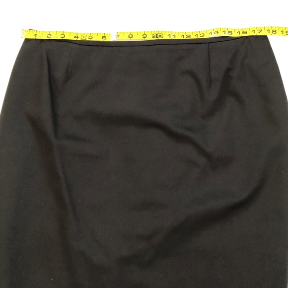 Tahari ASL Women’s Two Piece Gold and Dark Brown Cap Sleeve Skirt Suit Size 14P - Picture 11 of 16